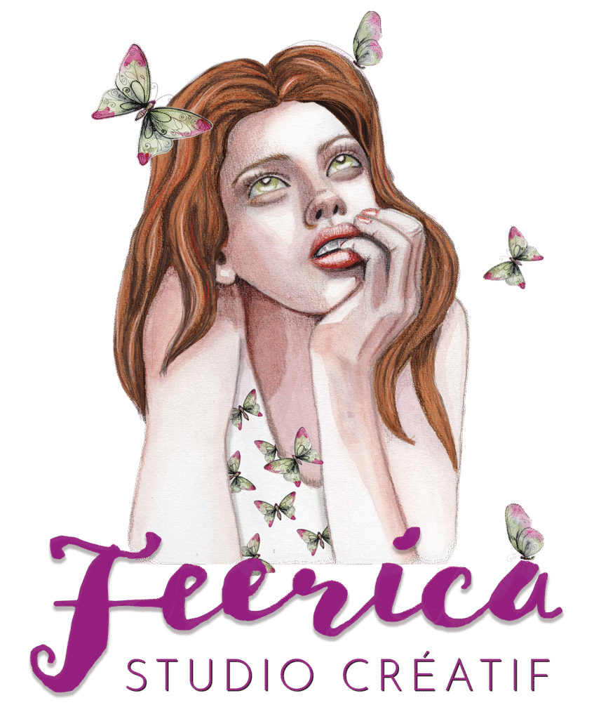 Logo Feerica Studio Créatif version en francés